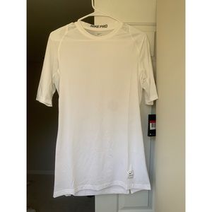 Men’s Nike Dri-Fit White Short sleeve Shirt